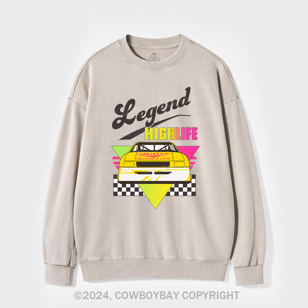 The Colorful Beers Life Washed Sweatshirts