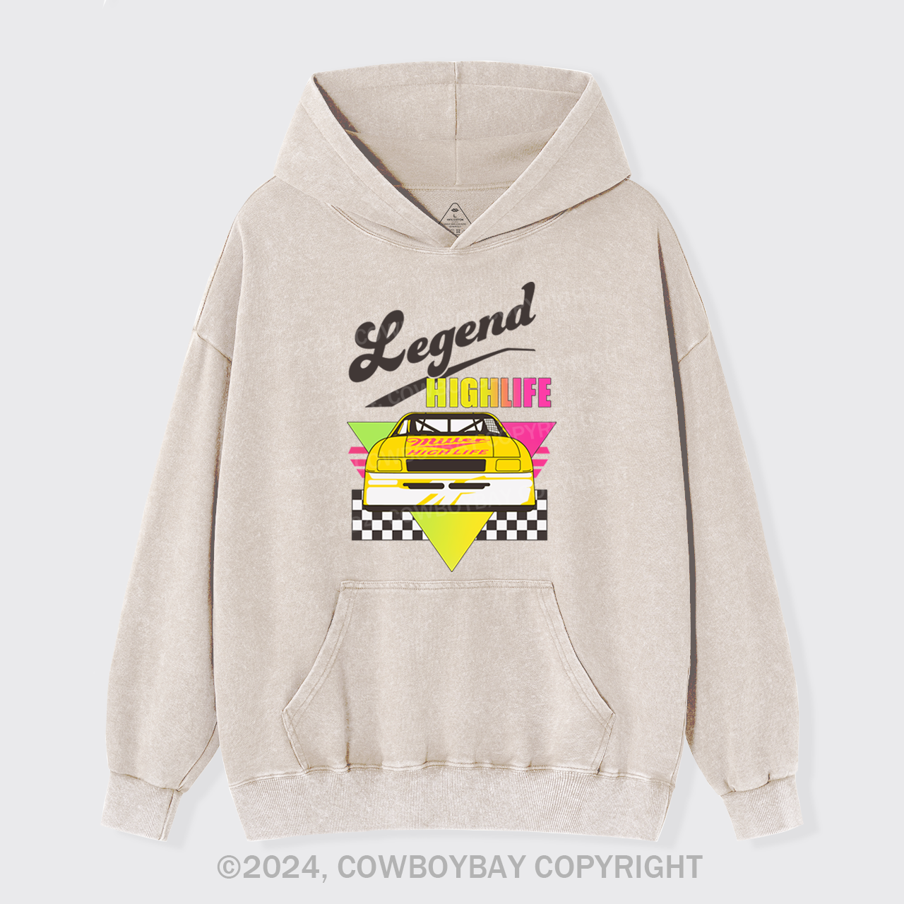 The Colorful Beers Life Garment-Dye Hoodies