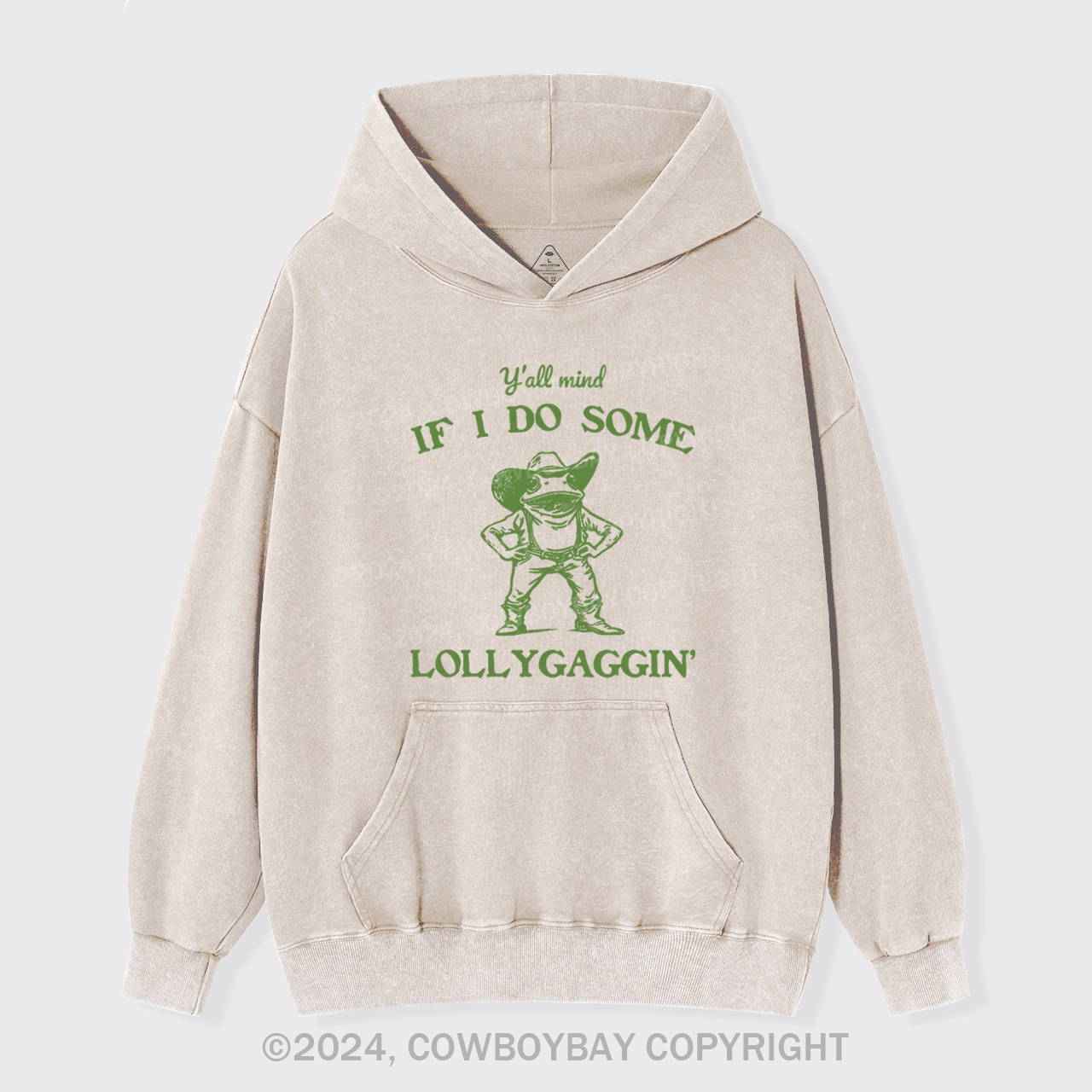 Y'all Mind If I Do Some Lollygaggi Garment-Dye Hoodies