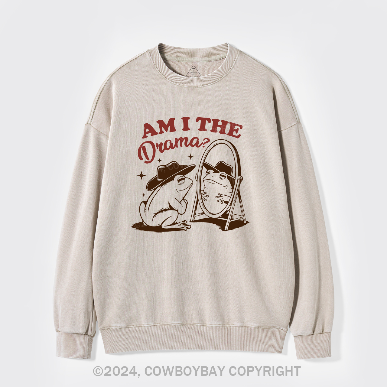 Am I The Drama Washed Sweatshirts