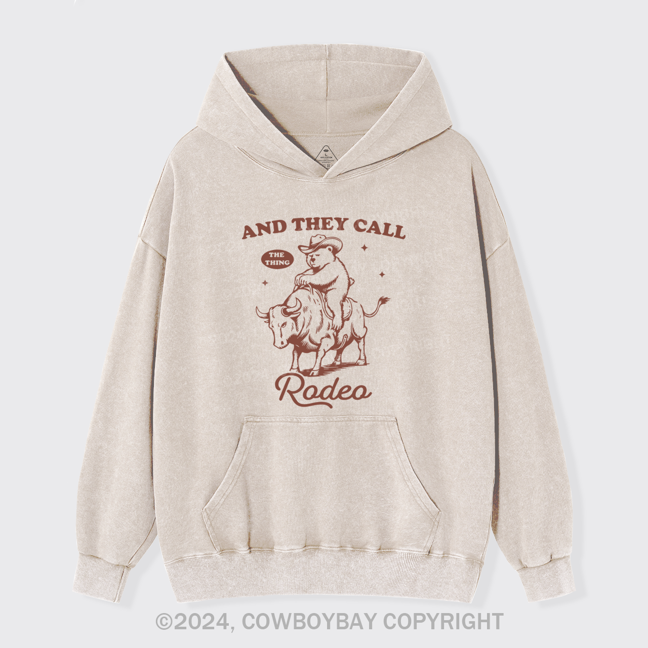 They Call The Thing Rodeo Garment-Dye Hoodies