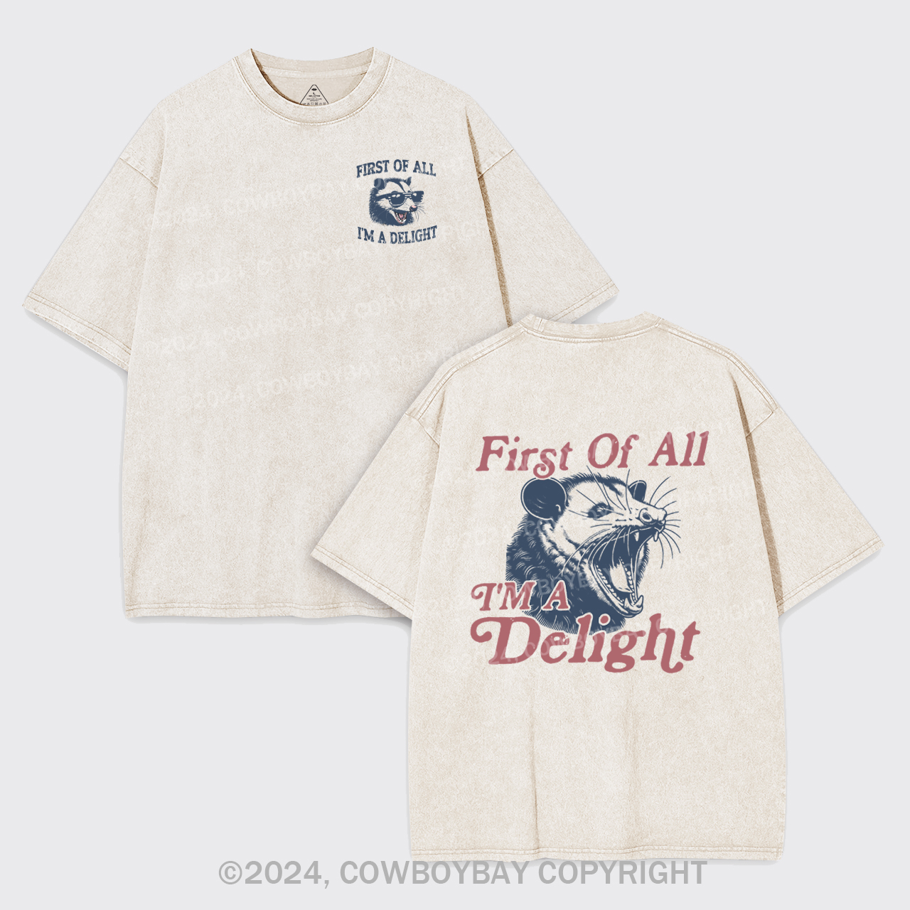I'm A Delight Garment-dye Tees