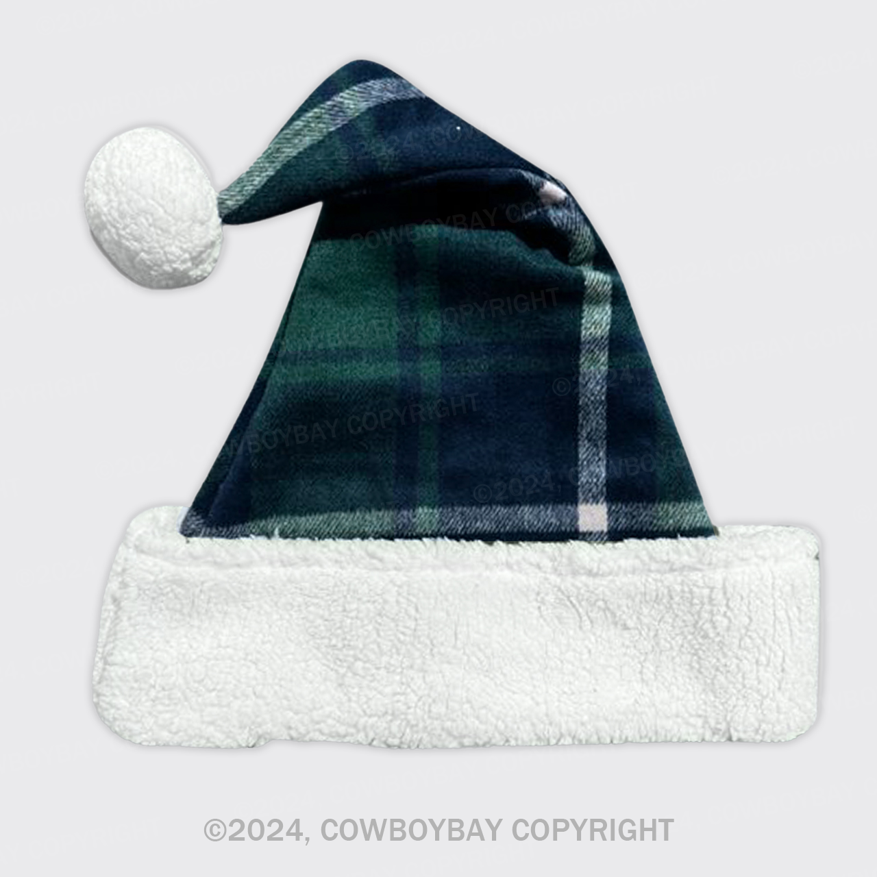 Plaid Christmas Hat