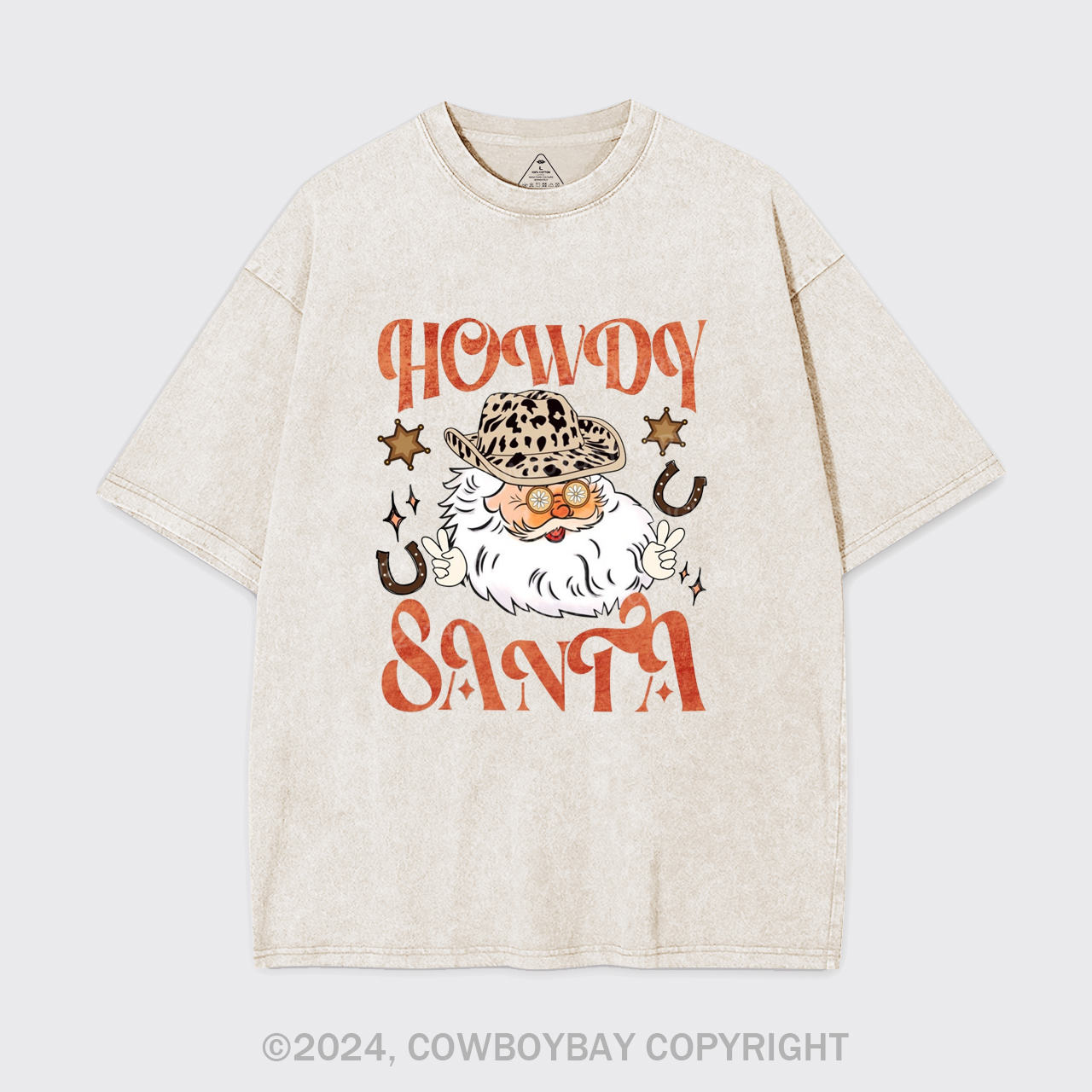 Howdy Santa Garment-dye Tees