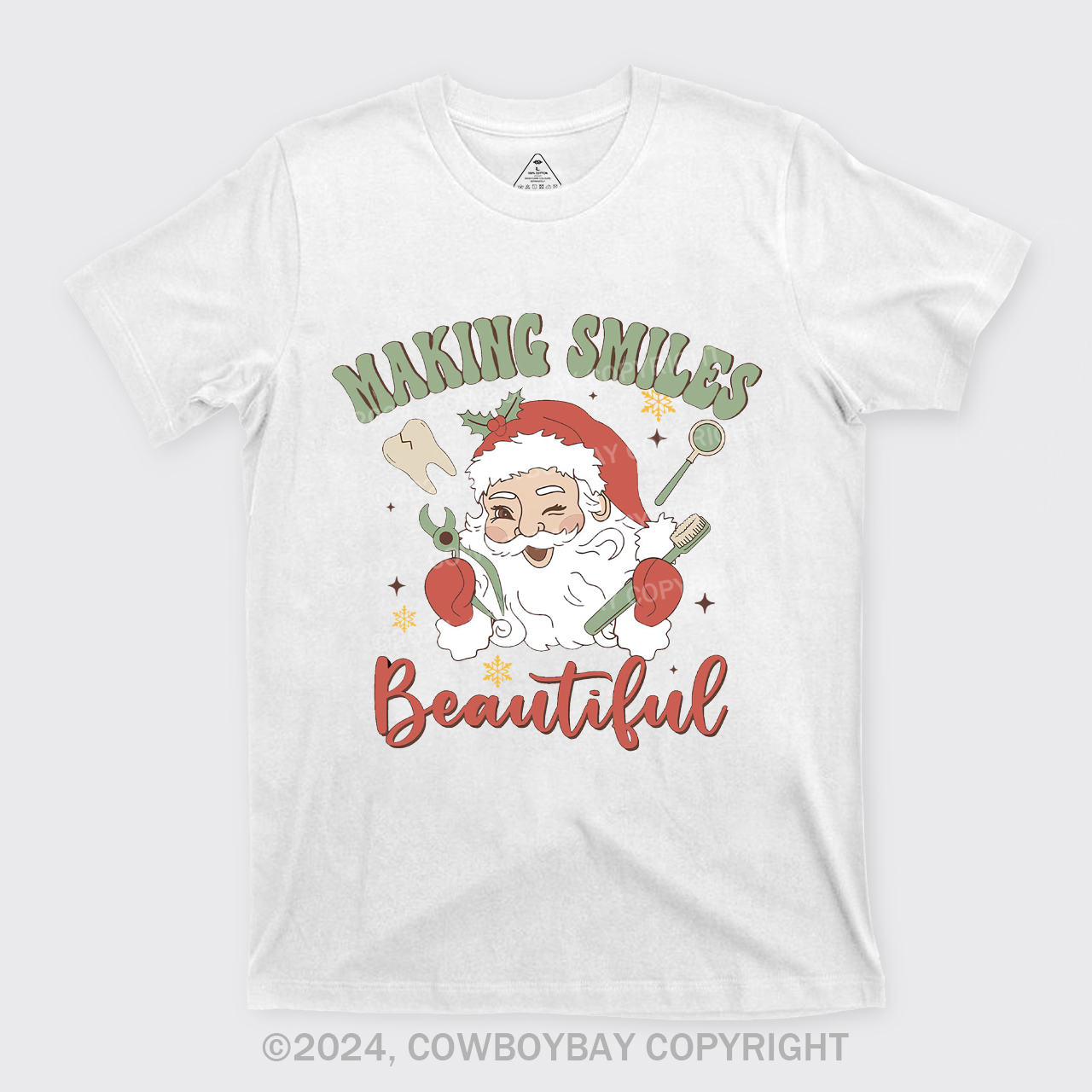 Making Smiles Santa Teeth Beautiful T-Shirts