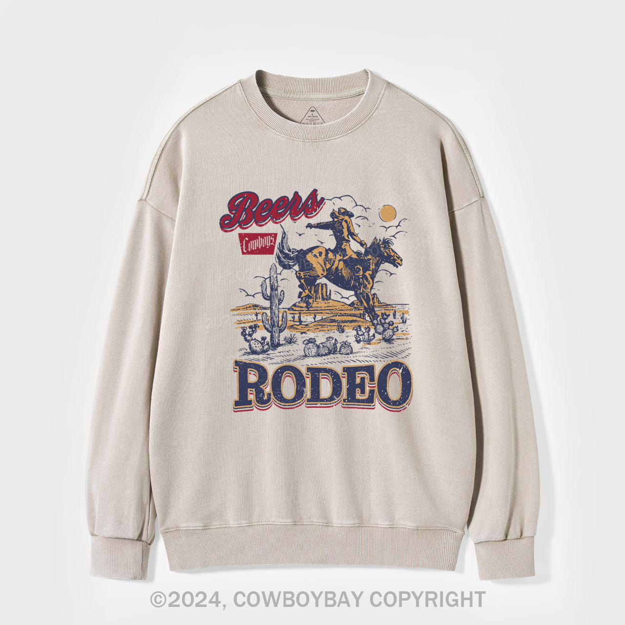The Rodeo Of Cowboy Washed Sweatshirts