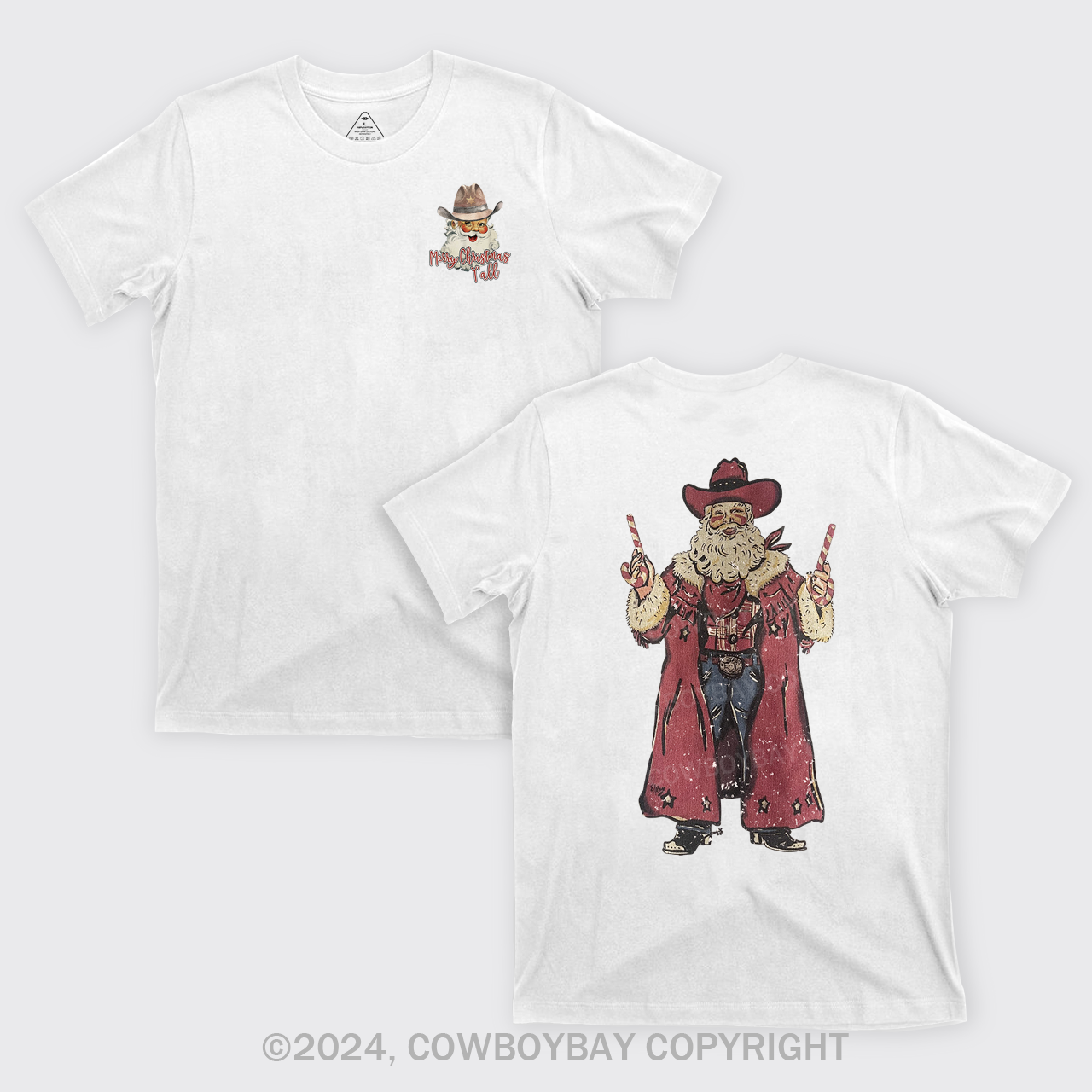 Christmas Cowboy Santa T-Shirts