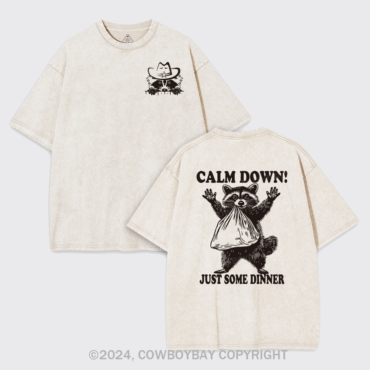 Calm Down, Just Some Dinner Garment-dye Tees