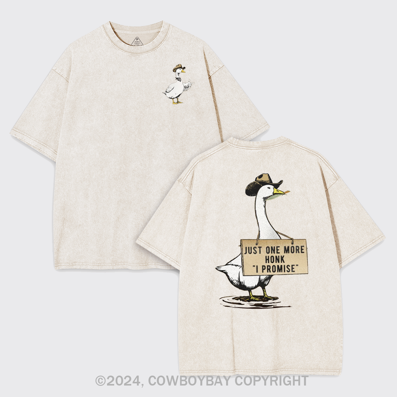 Cowboy Goose Garment-dye Tees