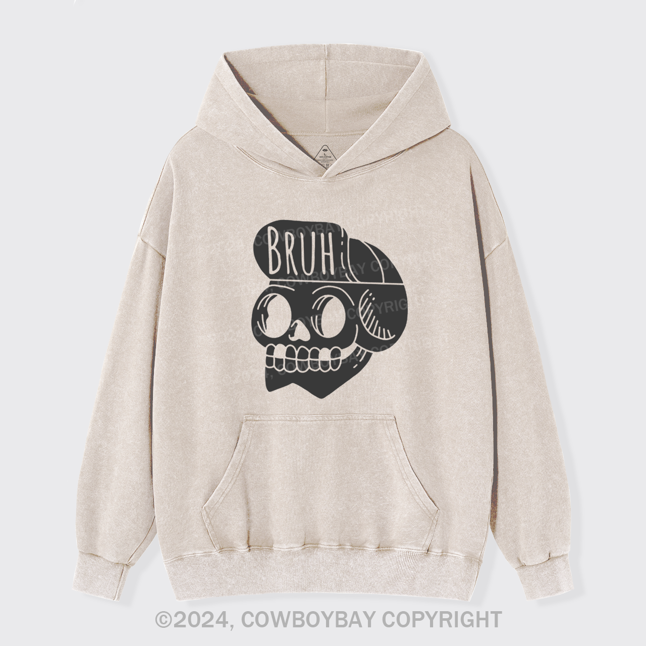 Bruh Garment-Dye Hoodies