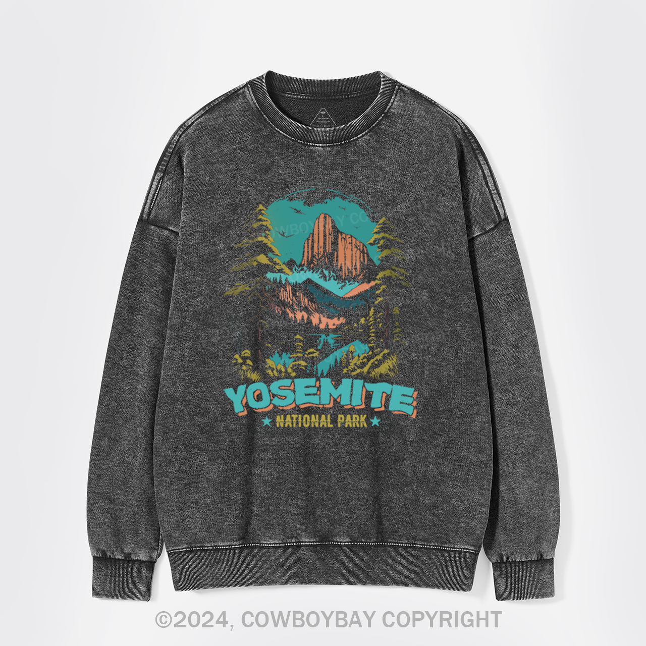 Yosemite National Park Washed Sweatshirts