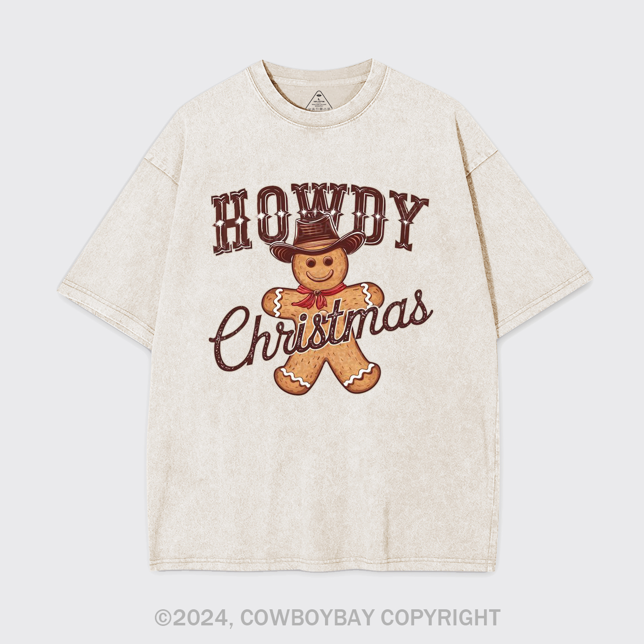 Howdy Christmas Garment-dye Tees