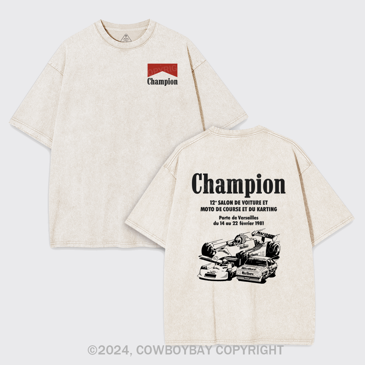 Paris Passion Racing Garment-dye Tees