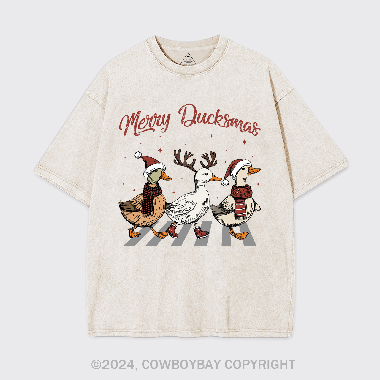 Merry Ducksmas Garment-dye Tees