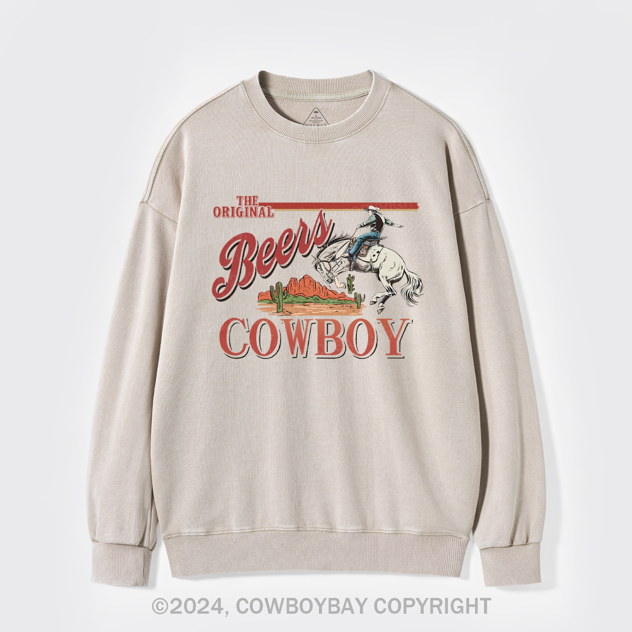 Take The Beers To The Desert Washed Sweatshirts