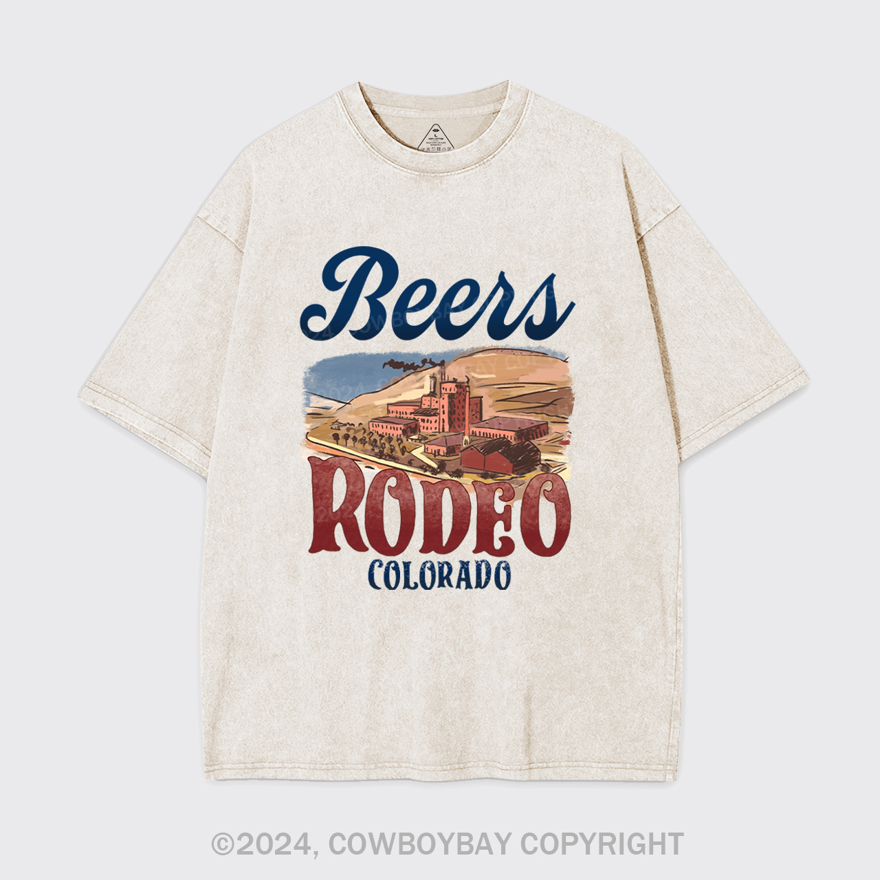 Beers Rodeo Colorado Garment-dye Tees