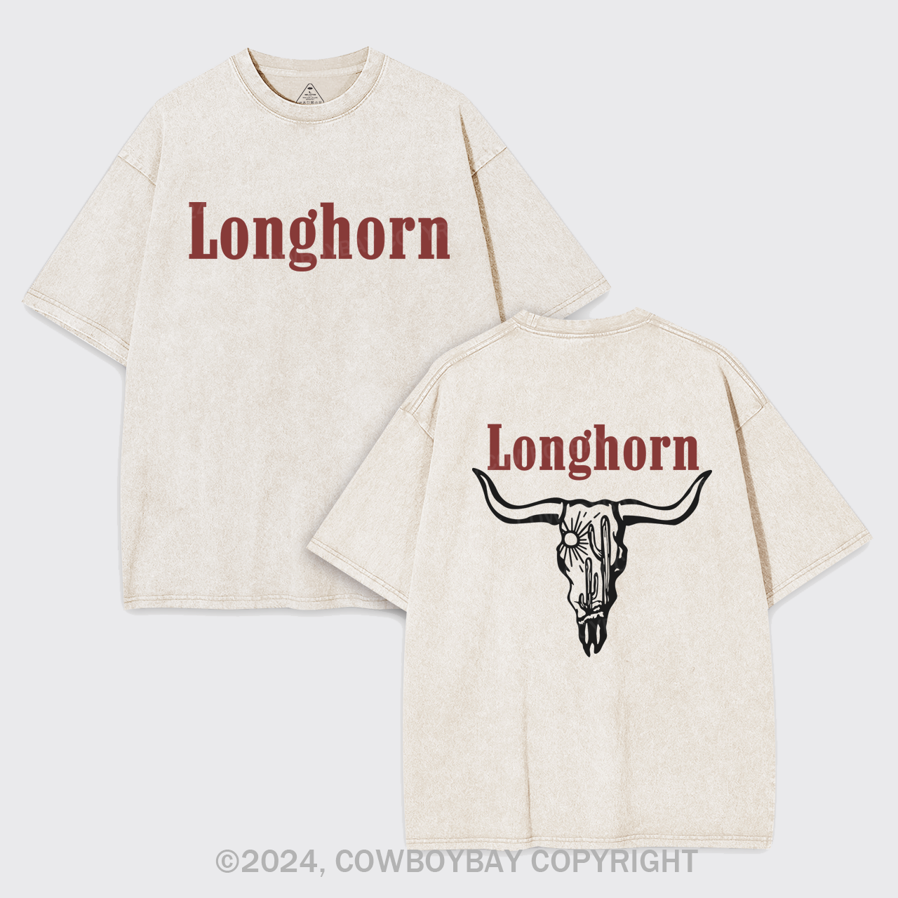 Longhorns And Cowboy Killers Garment-dye Tees