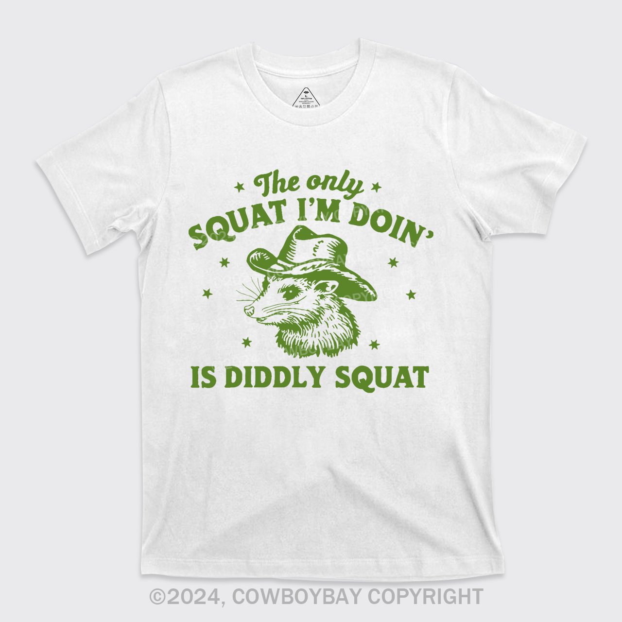 The Only Squat I'm Doing Is Diddly Squat T-Shirts