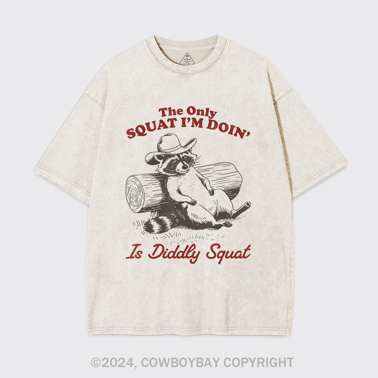 The Only Squat I'm Doing' Is Diddly Squat Garment-dye Tees