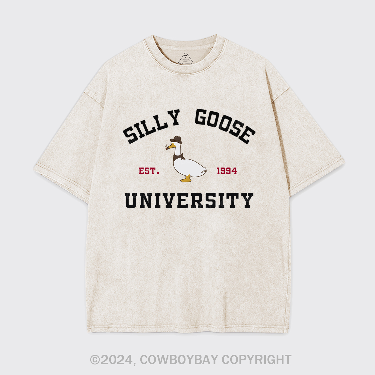 Silly Goose University Garment-dye Tees