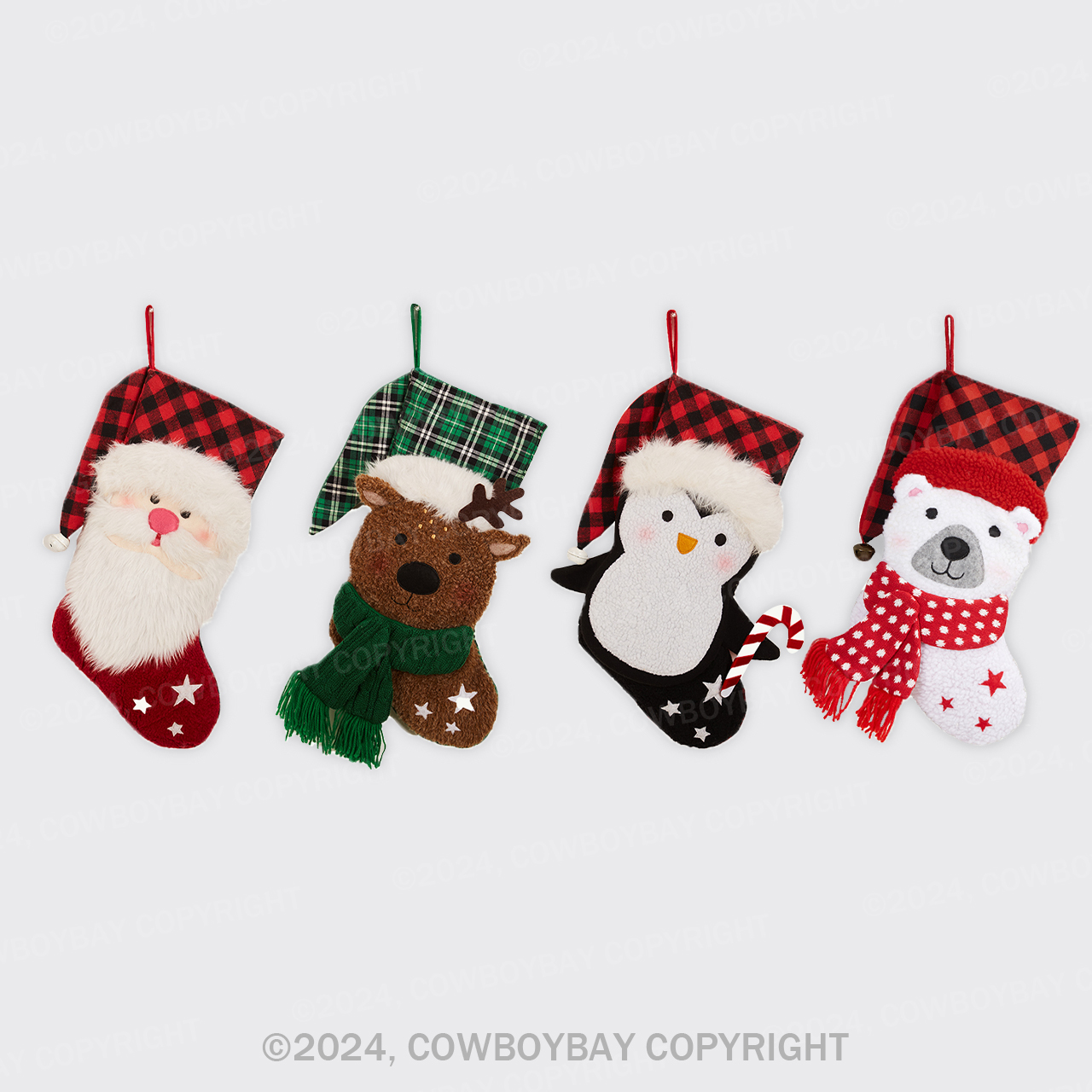 Personalized Name 3D Christmas Stocking