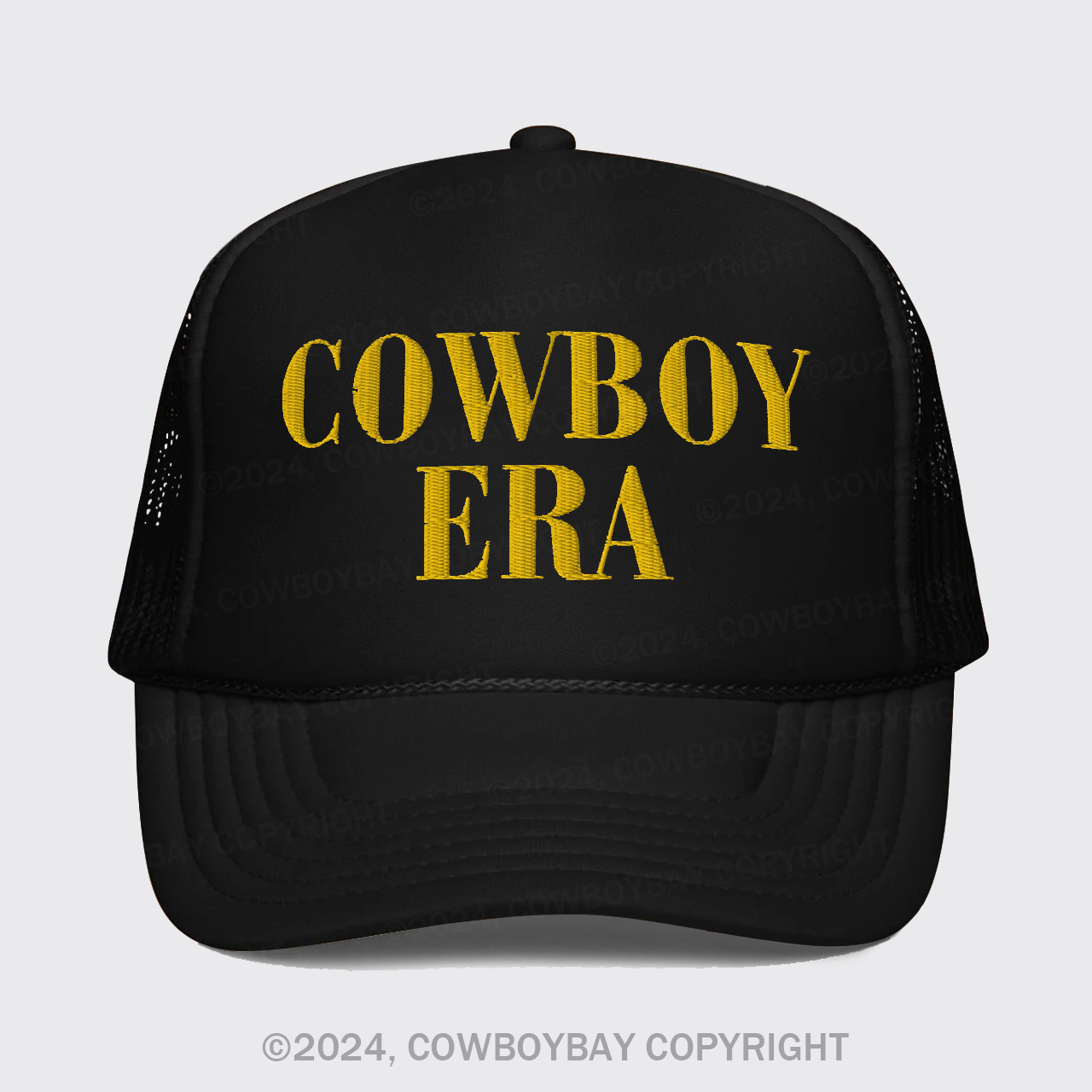 Cowboy Era Trucker Hat With Rope