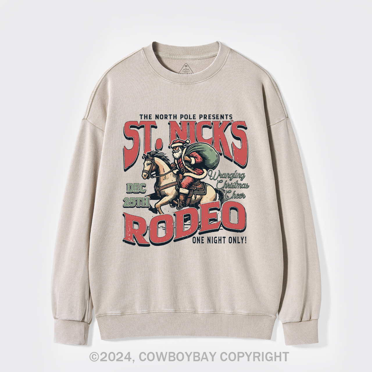St, Nick's Rodeo Washed Sweatshirts
