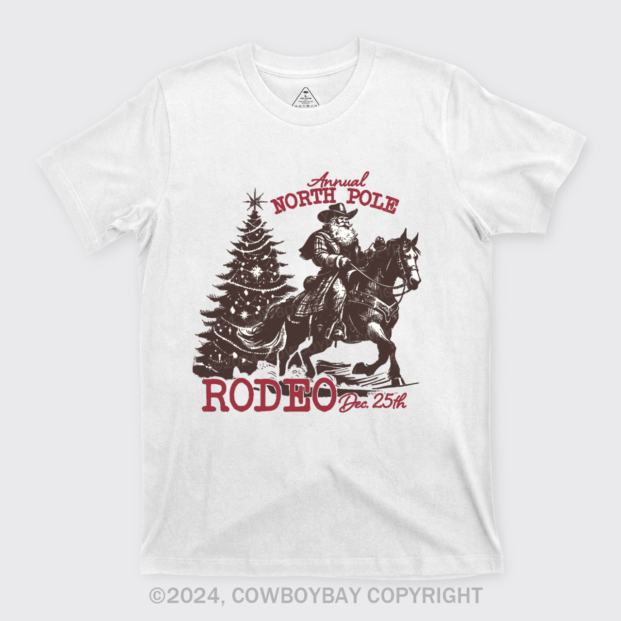 Cowboy Santa Western Christmas T-Shirts