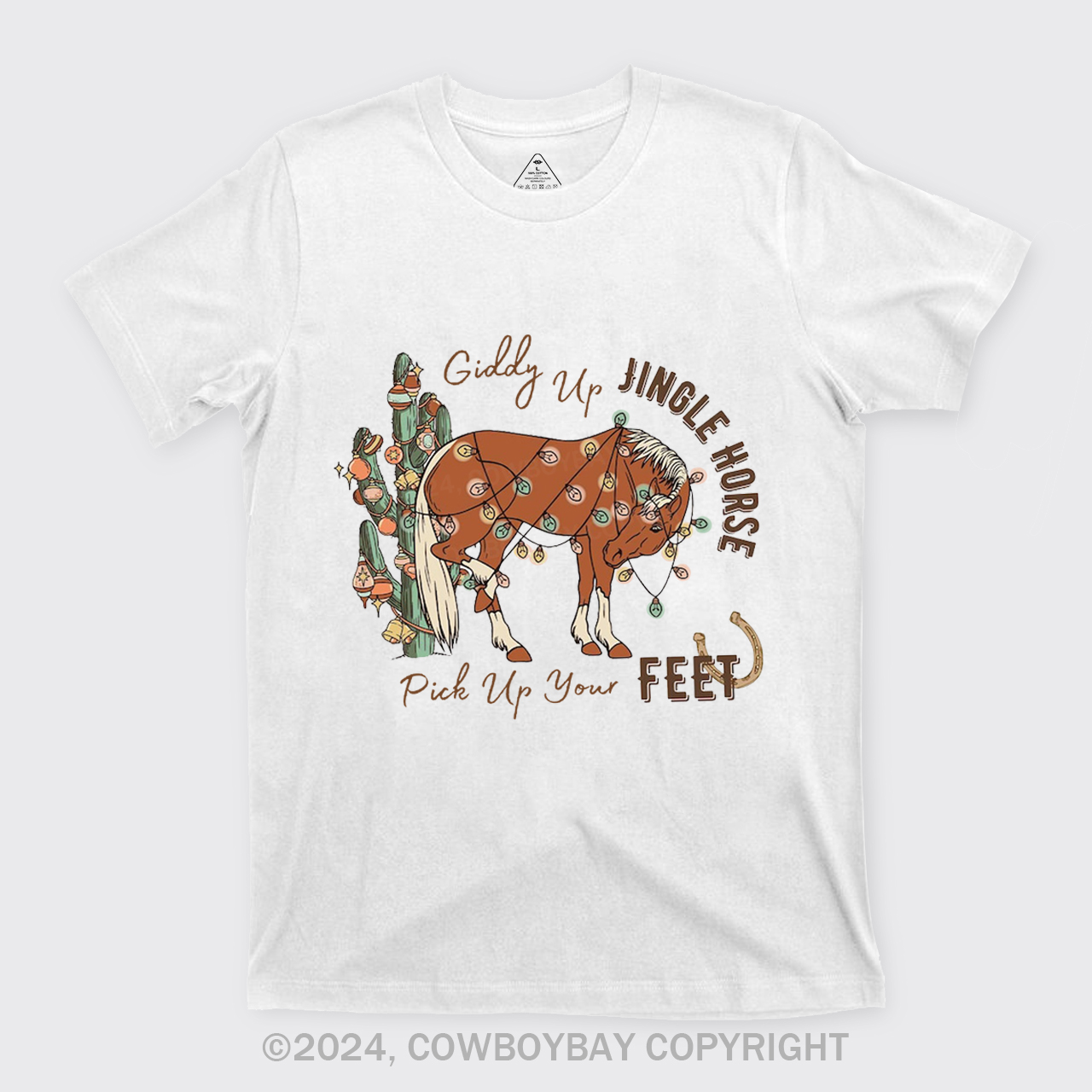Giddy Up Jingle Horse Pick Up Your Feet T-Shirts
