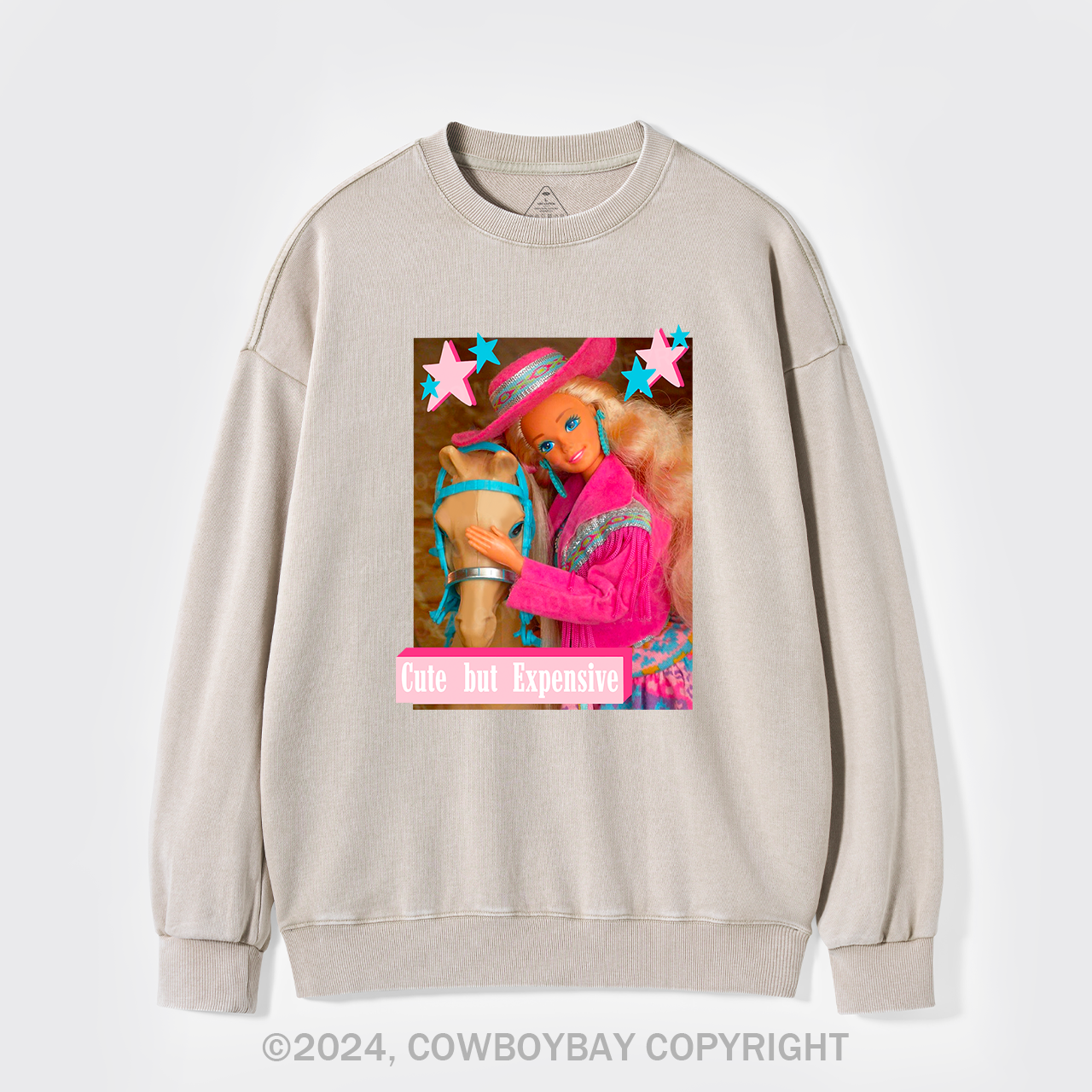 Cute But Expensive Retro Cowboy Washed Sweatshirts