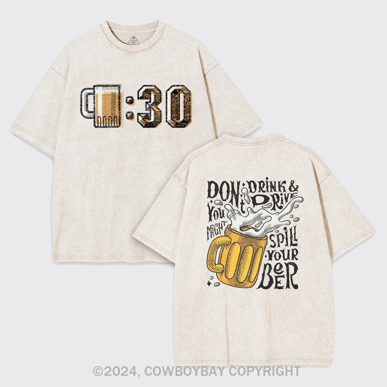 At 0:30 Let‘s Drink Garment-dye Tees