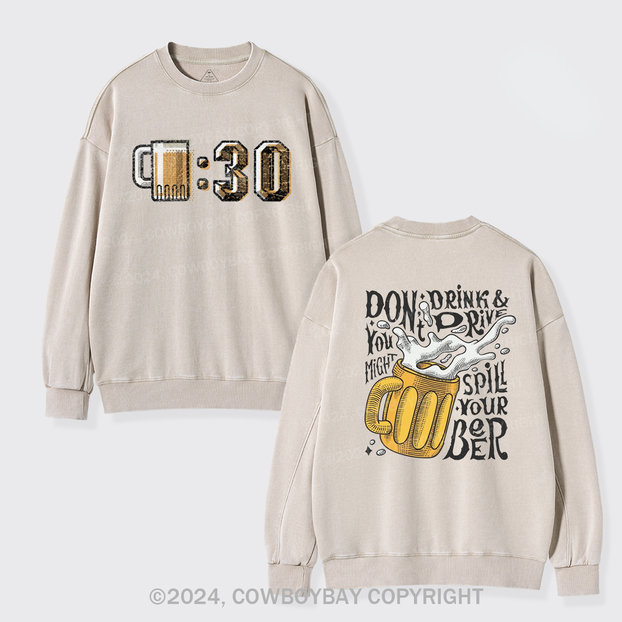 At 0:30 Let‘s Drink Washed Sweatshirts