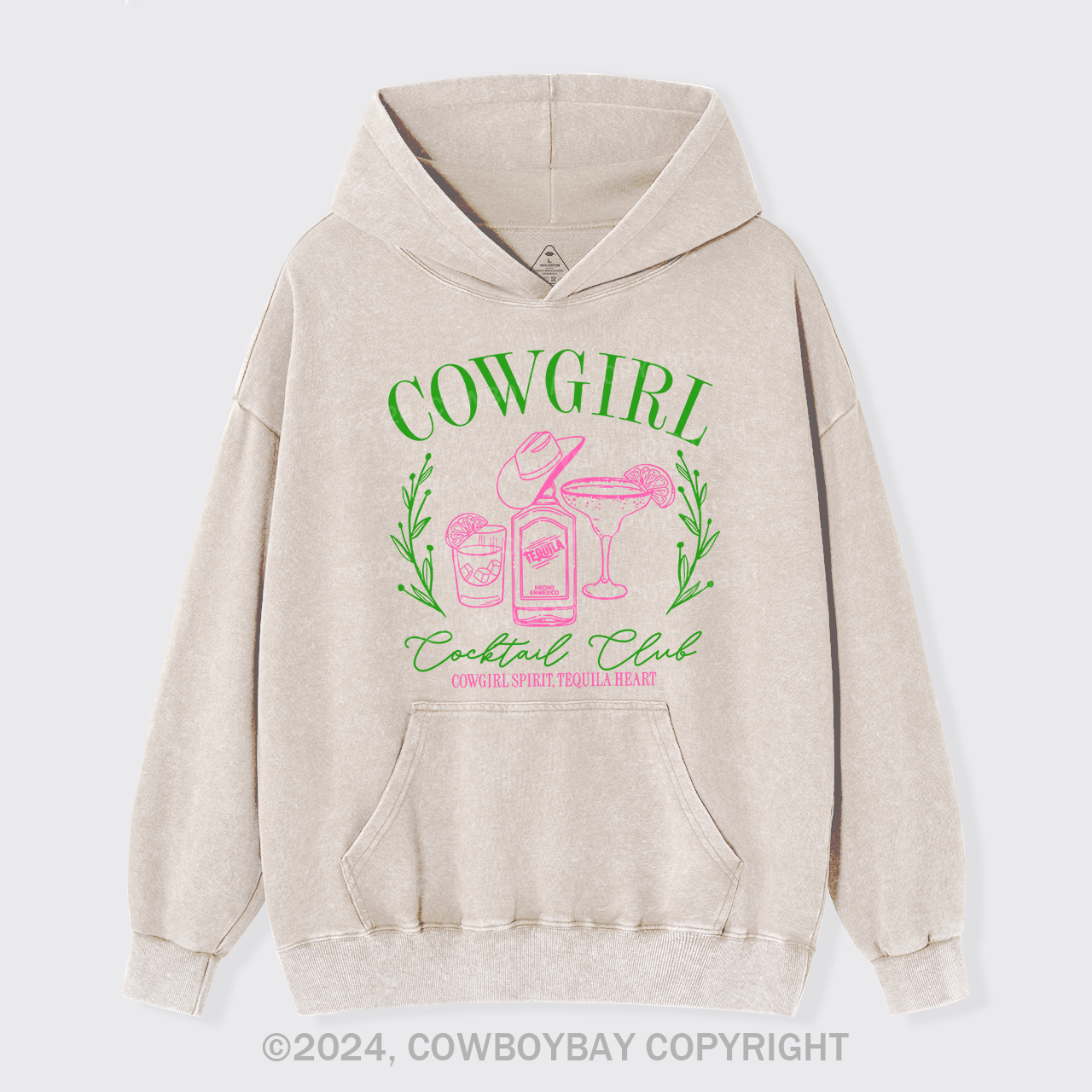 Cowgirl Cocktail Club Garment-Dye Hoodies