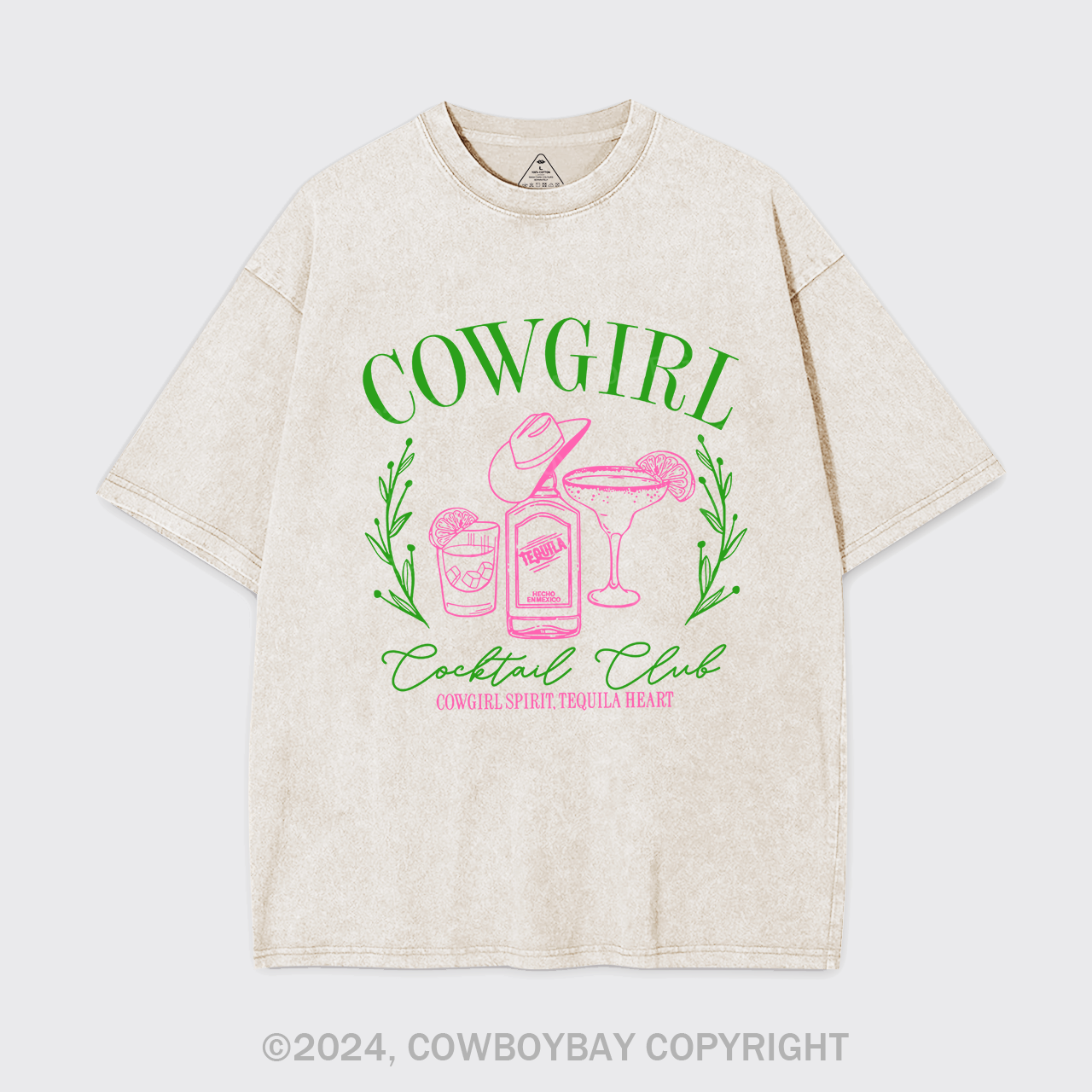 Cowgirl Cocktail Club Garment-dye Tees