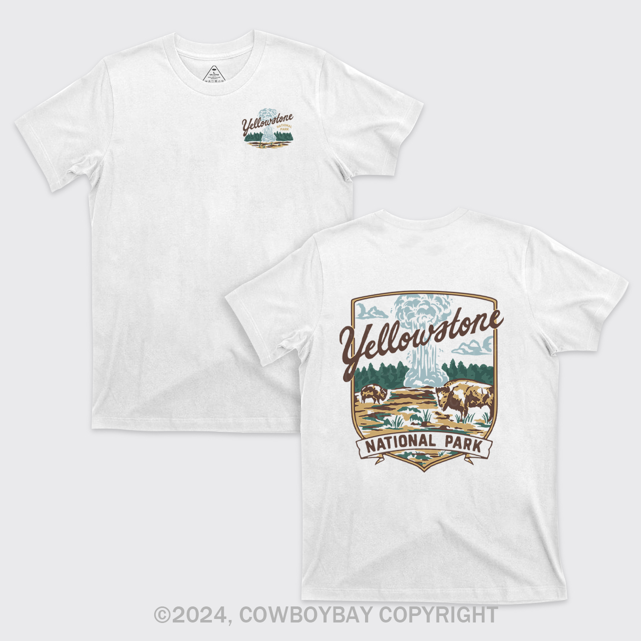 Yellowstone Vintage Illustration T-Shirts