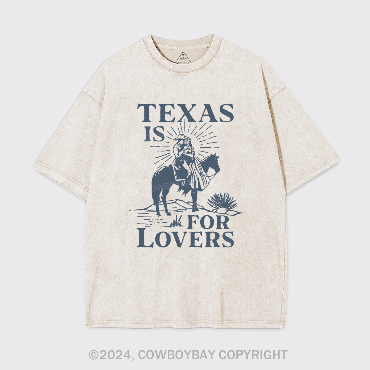 Texas Is For Lovers Giclée Fine Art Garment-dye Tees