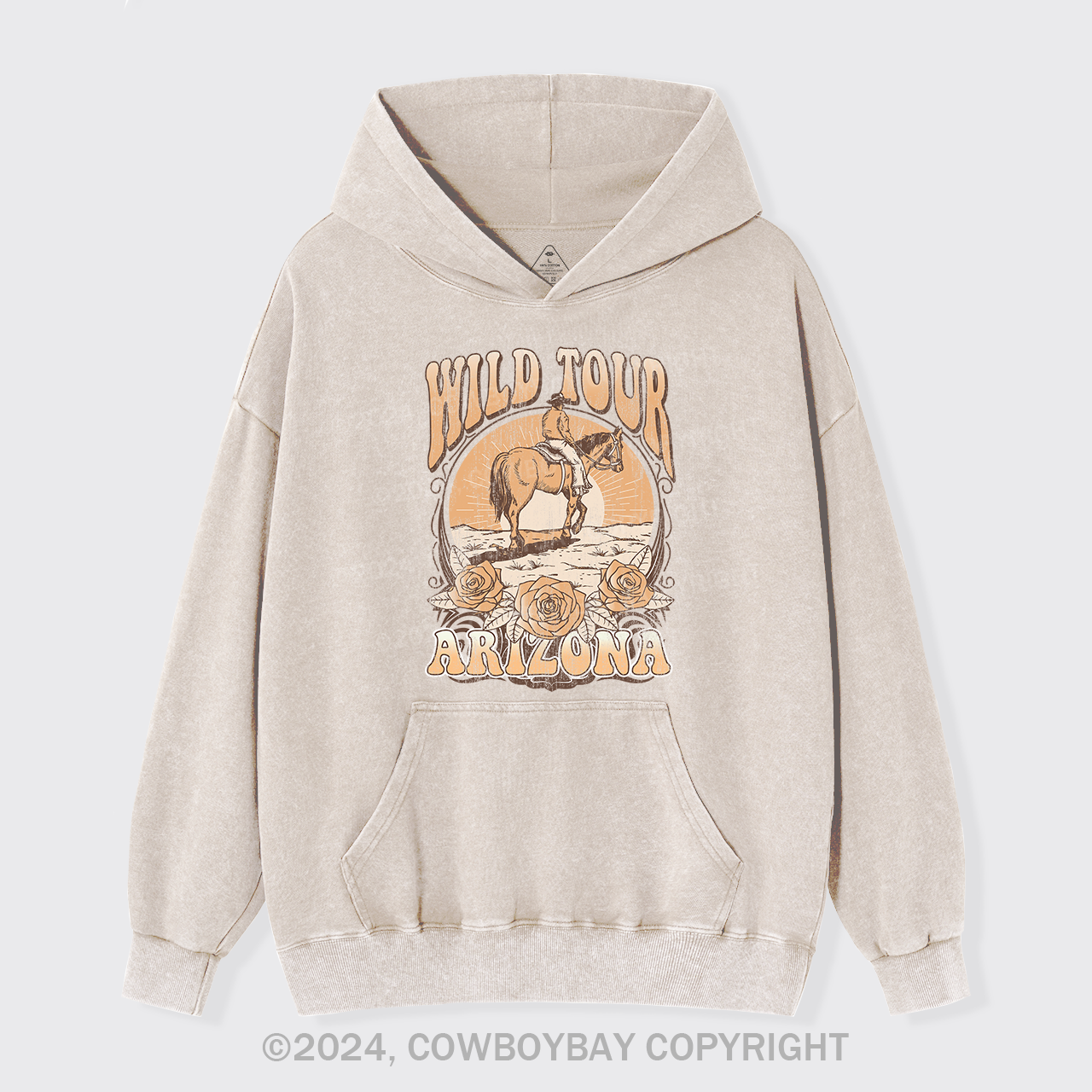 Wild Tour Arizona Cowboy Garment-Dye Hoodies