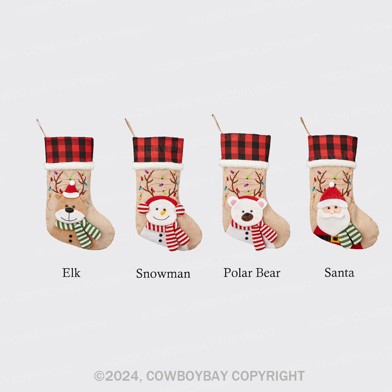 Personalized Name 3D Christmas Stockings