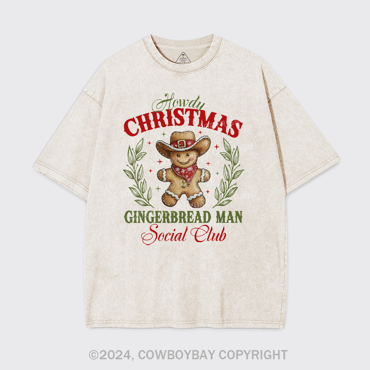 Howdy Christmas Season Garment-dye Tees