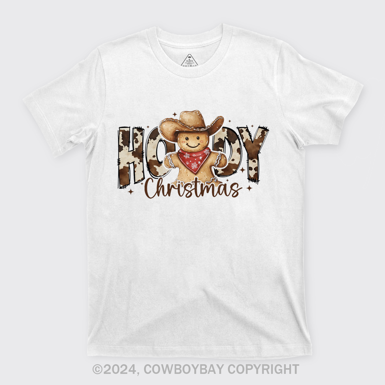 Howdy Christmas Gingerbread Man T-Shirts