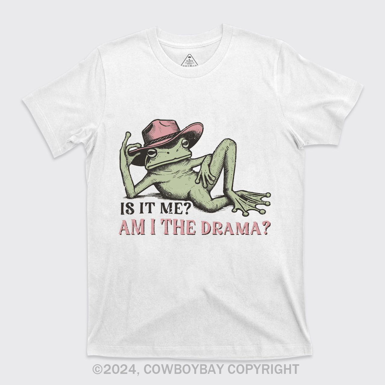 Funny Frog "Am I The Drama?" T-Shirts