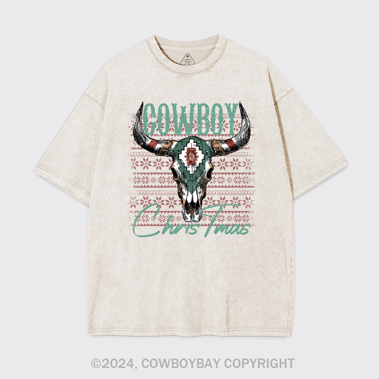 Cowboy Christmas Garment-dye Tees