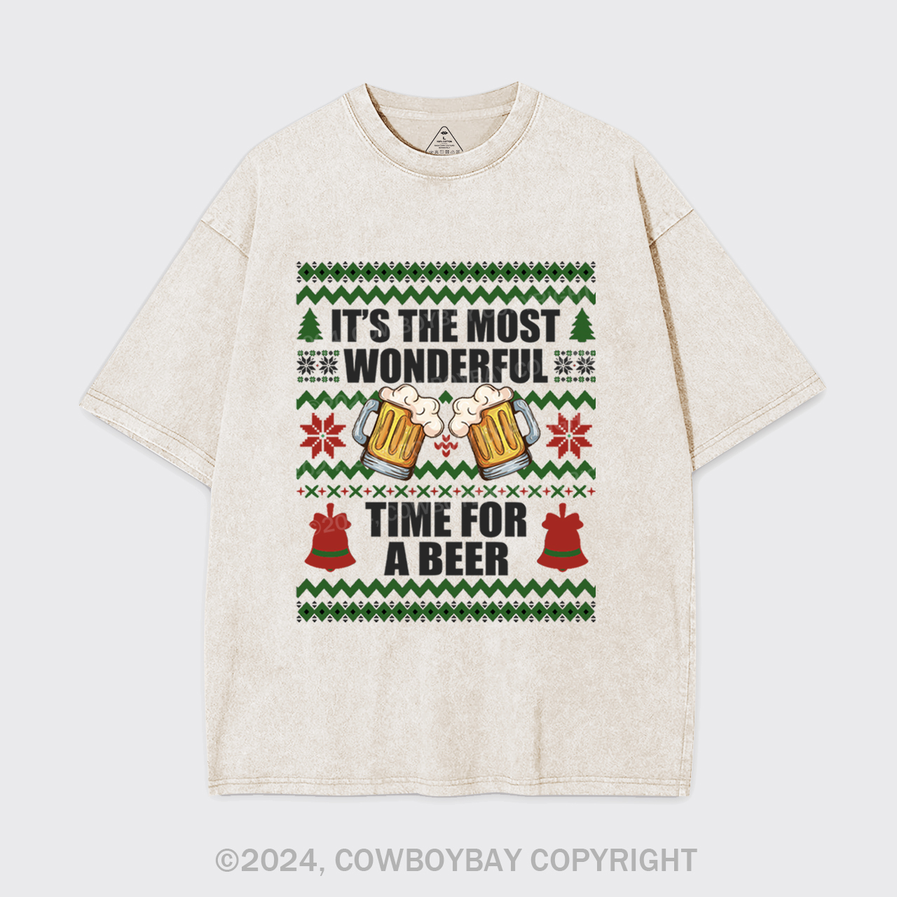 It's The Most Wonderful Time For A Beer Garment-dye Tees