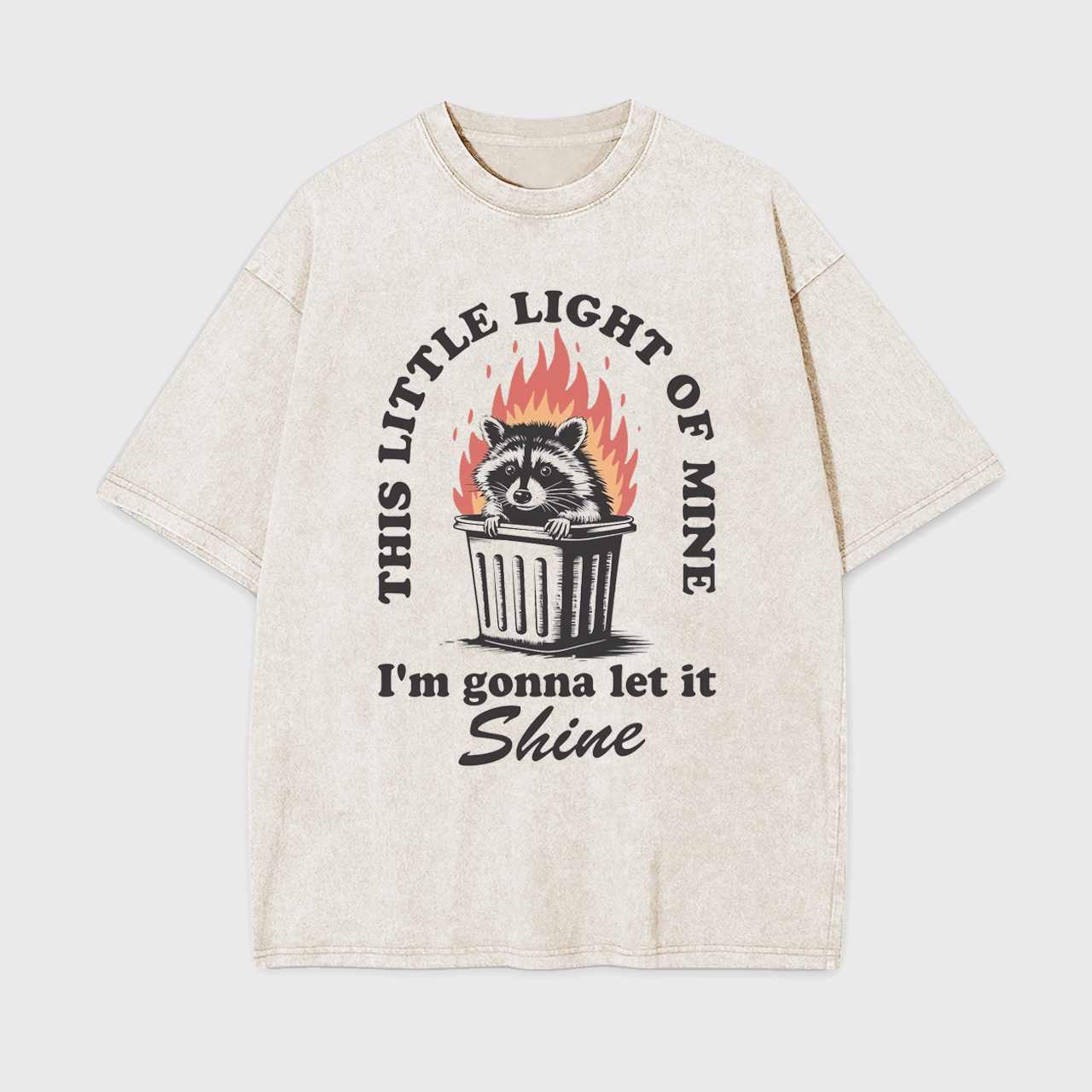 Funny Dumpster Fire Garment-dye Tees