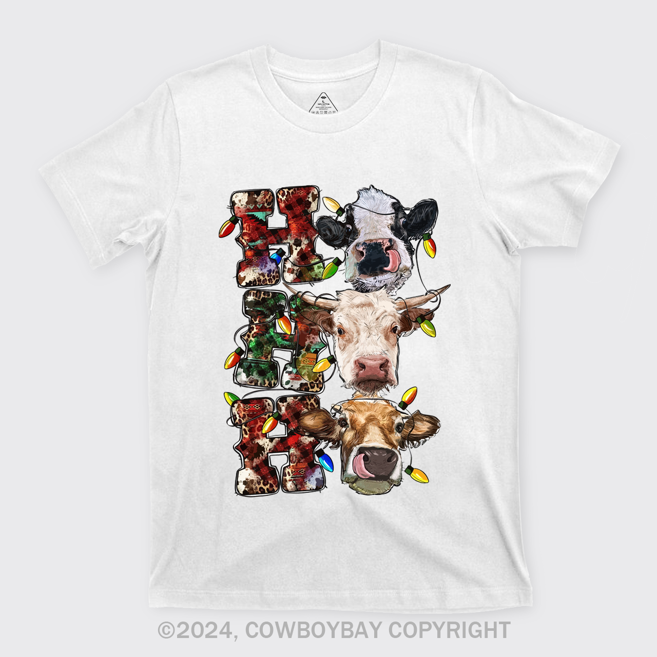 Ho Ho Ho Cows T-Shirts