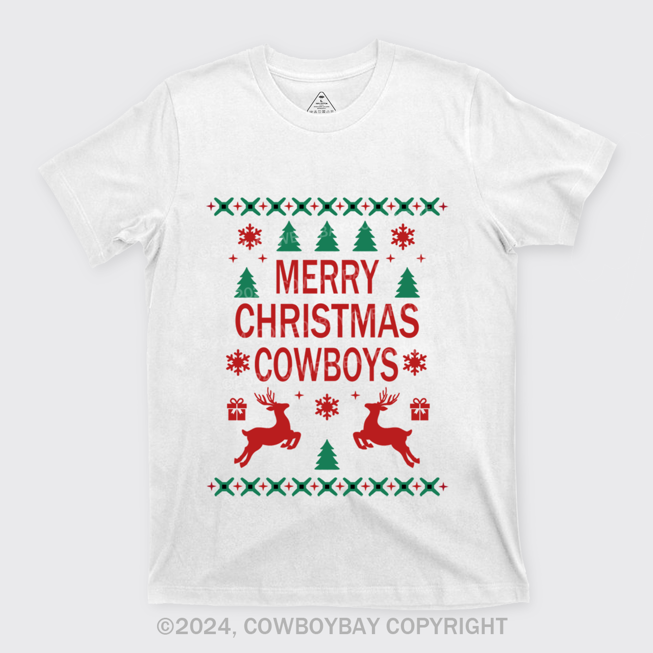 Merry Christmas Cowboys T-Shirts