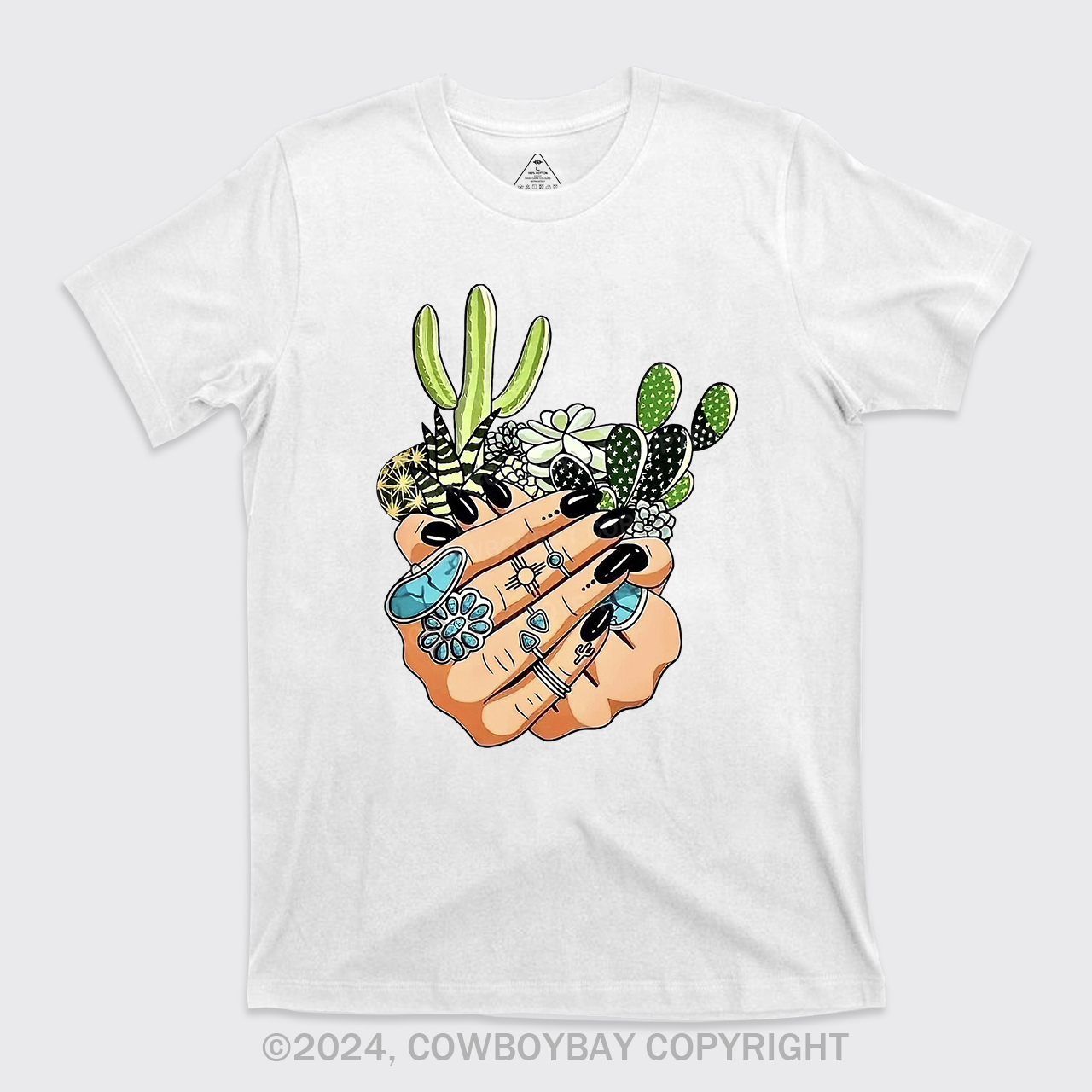 Cactus In My Palm Western Cowboy T-Shirts