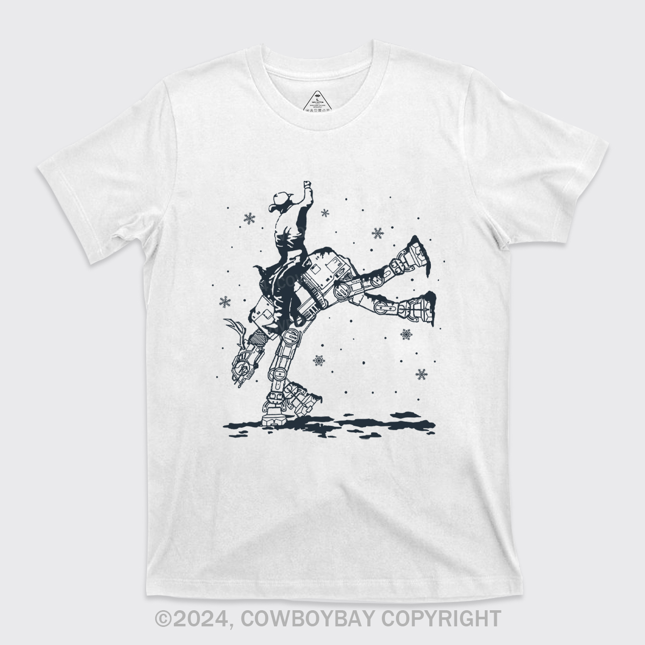 Christmas Star Rodeo At Cowboy T-Shirts