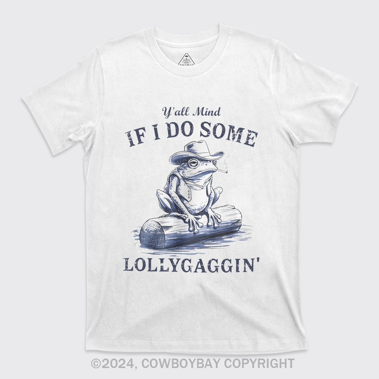 Vintage Cowboy Frog-Y'all Mind If I Do Some Lollygaggin T-Shirts