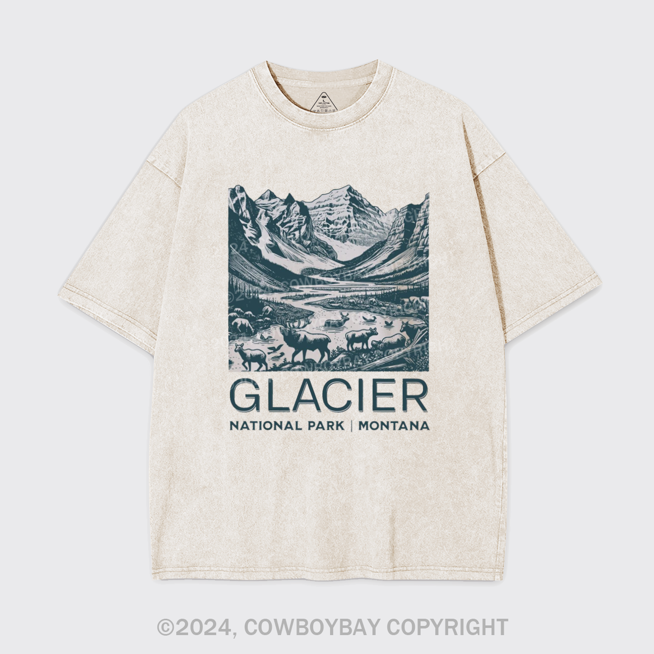 Glacier National Park Garment-dye Tees